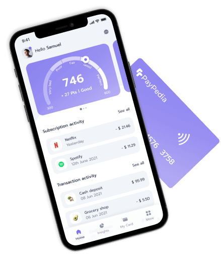 PayPedia mobile app preview